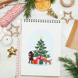 Christmas Tree Set Embossing Mould Boy Girl Metal Die Cuts Puppy Snowflake