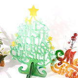 Christmas Tree Silicone Resin Epoxy Mold Merry Christmas Letter
