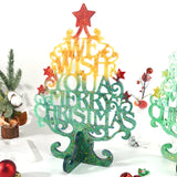 Christmas Tree Silicone Resin Epoxy Mold Merry Christmas Letter