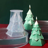 Christmas Tree Snowman Candle Resin Mold DIY Soap Fondant Cake Mould