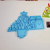 3D Christmas Tree Silicone Mold for Epoxy Casting DIY Craft Xmas Gift