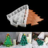 Christmas Tree Silicone Epoxy Resin Mold Jewelry Storage Box DIY Craft