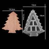 Christmas Tree Silicone Epoxy Resin Mold Jewelry Storage Box DIY Craft