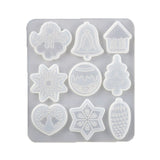 Christmas Tree Snowflake Elk Pendant Keychain Resin Mold