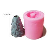Christmas Tree Silicone Mold Deer Snowman Straw Resin Mold Snowflake Decoration