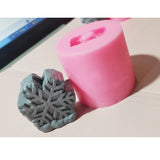 Christmas Tree Silicone Mold Deer Snowman Straw Resin Mold Snowflake Decoration
