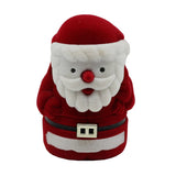 Christmas Velvet Small Gift Box Jewelry Santa Claus Display