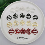 Christmas DIY Accessories Elk Snowflake Earrings Charms Jewelry