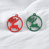 50pcs Christmas Floating Locket Charms DIY Jewelry Making