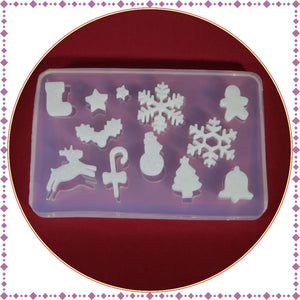 Christmas Tree Silicone Mold for Resin Jewelry Pendant DIY