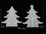 Christmas Tree Snowflake Storage Box Silicone Mold Set
