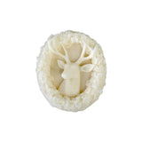Christmas Deer Wreath Silicone Mold for DIY Scented Candle Soap