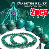 Chrysocolla Malachite Bracelet Natural Stone Beads Round 6/8/10mm