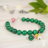 Chrysocolla Malachite Bracelets Natural Stone Beads Diabetes Relief
