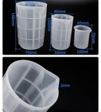 Chuhan Reusable Silicone Resin Measuring Cup, Mixing Cup
