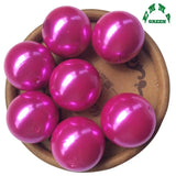 Chunky Beads for Kids Pearl Beads Round Beads Loose Bead A10 Hot Pink Beads