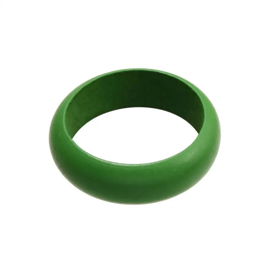Chunky Wood Bangles for Women Natural Jewelry Accessories