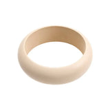 Chunky Wood Bangles for Women Natural Jewelry Accessories