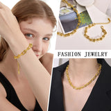 Chunky Horseshoe Chain U Link Bracelet Stainless Steel