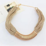Chunky Necklace Big Jewelry Collier Statement Necklace Femme Women Bijoux Colare