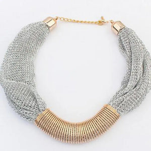 Chunky Necklace Big Jewelry Collier Statement Necklace Femme Women Bijoux Colare