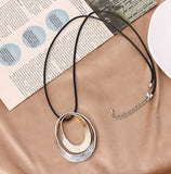 Chunky Pendants Women Long Necklace Goth Chains