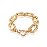 Chunky Style Chain Bracelet For Women - Round Square Linked Arm Accessory
