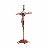 Antique Church Relics Figurines Crucifix Cross Wall Crucifix