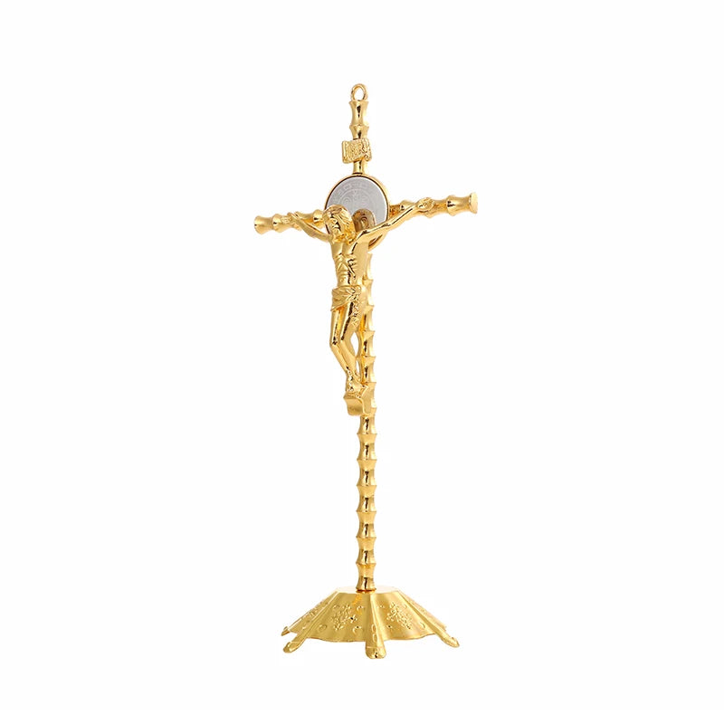 Antique Church Relics Figurines Crucifix Cross Wall Crucifix