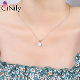 925 Silver Fire Opal Pendant for Women