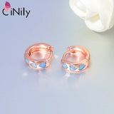 Heart Earrings Fire Opal Hoop Plated For Women Jewelry