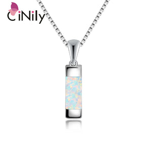 Fire Opal Silver Plated Pendant for Women
