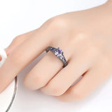 Purple Zircon Women's Wedding Ring Size 6-9
