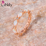 Pink Fire Opal CZ Zircon Rose Plated Oval Round Stone Engagement Ring