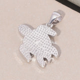 Fire Opal Silver & Rose Necklace Pendant