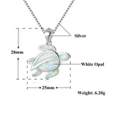 Fire Opal Silver & Rose Necklace Pendant