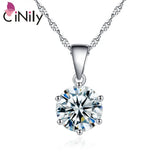 CZ 925 Silver Christmas Pendant for Women
