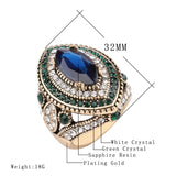Mystery Stone Ring Silver Plated Rainbow Jewelry Ring
