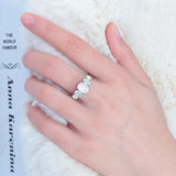 Fire Opal Rings Oval Big Stone Silver Plated Wedding Engagement Size 10 11 12