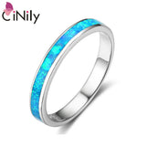Fire Opal Stone Finger Ring Silver Plated Couples Rings
