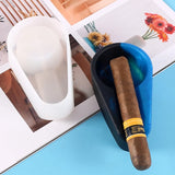 Epoxy Resin Mold Cigar Ashtray Holder Tray DIY Crafts Home Decor