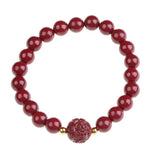 Cinnabar Beaded Bracelets Talisman Jewelry Men Women