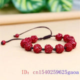 Cinnabar Chinese Zodiac Bracelet Gemstone Accessories