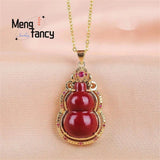 Cinnabar 925 Silver Roses Cheongsam Pendant Amulet