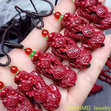 Cinnabar Natural Stone Bracelet Pendant Ring Turn Bracelet Beads