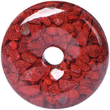 Cinnabar Safe Buckle Raw Ore Crystal Sand Particles Bread Pendant
