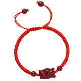 Cinnabar Zodiac Red Rope Bracelet Year of Birth Rabbit Men Women