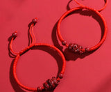 Cinnabar Zodiac Red Rope Bracelet Year of Birth Rabbit Men Women