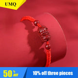 Cinnabar Zodiac Red Rope Bracelet Year of Birth Rabbit Men Women