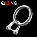 High-End Circle Carabiner Camping Horseshoe Buckle Keychain